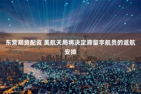 东营期货配资 美航天局将决定滞留宇航员的返航安排