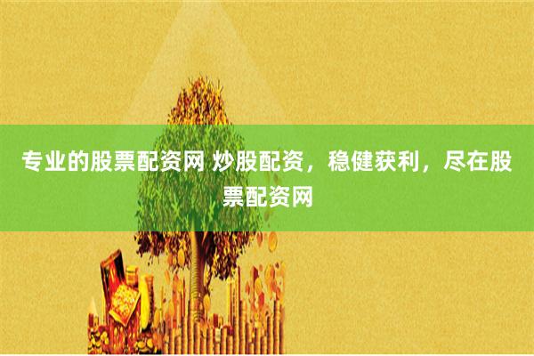 专业的股票配资网 炒股配资，稳健获利，尽在股票配资网