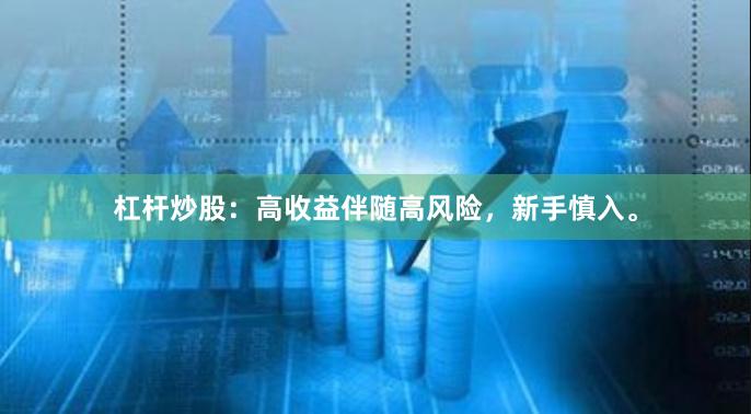 杠杆炒股：高收益伴随高风险，新手慎入。